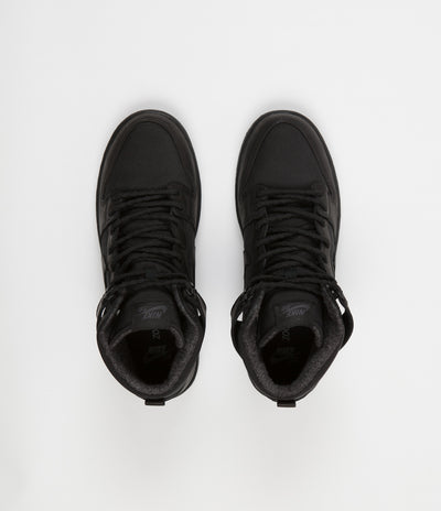 Nike SB Dunk High Pro Bota Shoes - Black / Black - Anthracite