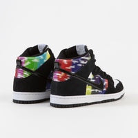 Nike SB Dunk High 'TV Signal' Shoes - White / Black - Infrared thumbnail