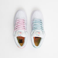 Nike SB Dunk Low 'Be True' Shoes - White / Summit Rainbow - White thumbnail