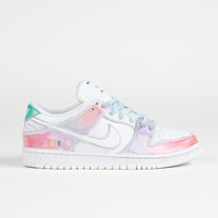 Nike SB Dunk Low 'Be True' Shoes - White / Summit Rainbow - White thumbnail