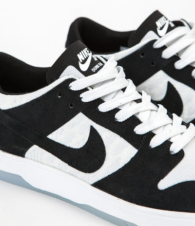 Nike SB Dunk Low Elite 'Oski' Shoes - Black / White - Clear - Black