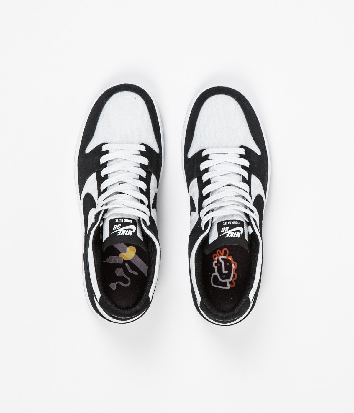 Nike SB Dunk Low Elite 'Oski' Shoes - Black / White - Clear - Black ...