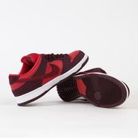 Nike SB Dunk Low Pro Cherry Shoes - Burgundy Crush / Team Red - University Red thumbnail