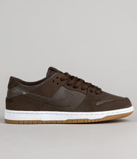 Nike SB Dunk Low Pro Ishod Wair Shoes - Baroque Brown / Baroque Brown - White