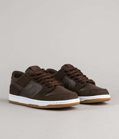 Nike SB Dunk Low Pro Ishod Wair Shoes - Baroque Brown / Baroque Brown - White