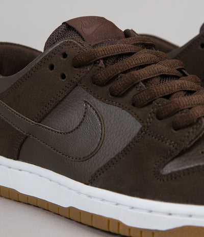 Nike SB Dunk Low Pro Ishod Wair Shoes - Baroque Brown / Baroque Brown - White