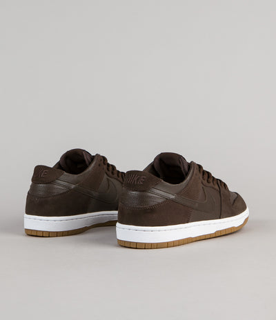 Nike SB Dunk Low Pro Ishod Wair Shoes - Baroque Brown / Baroque Brown - White