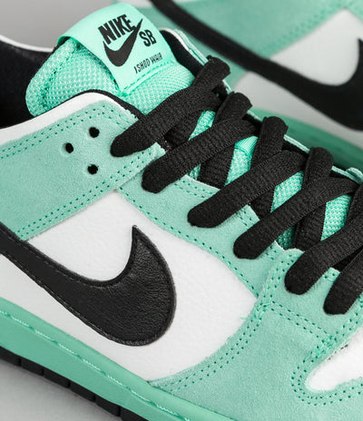 Nike SB Dunk Low Pro Ishod Wair Shoes - Green Glow / Black - Summit White