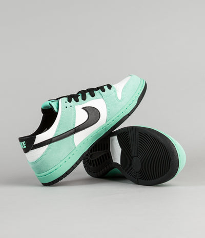 Nike SB Dunk Low Pro Ishod Wair Shoes - Green Glow / Black - Summit White