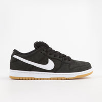 Nike SB Orange Label Dunk Low Pro Shoes - Black / White - Black thumbnail