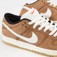 Nike SB Dunk Low Pro Orange Label Shoes - Dark Russet / Sail - Dark Russet - Black thumbnail