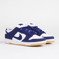 Nike SB Dunk Low Pro Premium 'Los Angeles Dodgers' Shoes - Deep Royal Blue / Deep Royal Blue - White thumbnail