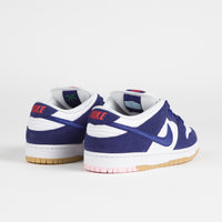 Nike SB Dunk Low Pro Premium 'Los Angeles Dodgers' Shoes - Deep Royal Blue / Deep Royal Blue - White thumbnail