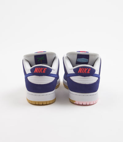 Nike SB Dunk Low Pro Premium 'Los Angeles Dodgers' Shoes - Deep Royal Blue / Deep Royal Blue - White