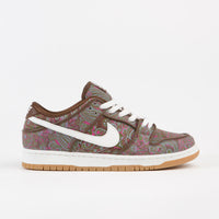 Nike SB Dunk Low Pro Premium 'Paisley' Shoes - Cacao Wow / Summit White - Rough Green thumbnail