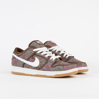 Nike SB Dunk Low Pro Premium 'Paisley' Shoes - Cacao Wow / Summit White - Rough Green thumbnail