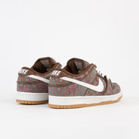 Nike SB Dunk Low Pro Premium 'Paisley' Shoes - Cacao Wow / Summit White - Rough Green thumbnail