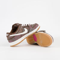 Nike SB Dunk Low Pro Premium 'Paisley' Shoes - Cacao Wow / Summit White - Rough Green thumbnail