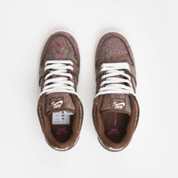 Nike SB Dunk Low Pro Premium 'Paisley' Shoes - Cacao Wow / Summit White - Rough Green thumbnail