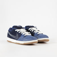 Nike SB Dunk Low Pro Premium 'Sashiko' Shoes - Mystic Navy / Sail - Mystic Navy thumbnail