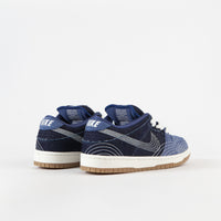 Nike SB Dunk Low Pro Premium 'Sashiko' Shoes - Mystic Navy / Sail - Mystic Navy thumbnail