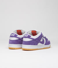 Nike SB Dunk Low Pro Shoes - Court Purple / Court Purple - White