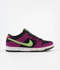 Nike SB Dunk Low Pro 'ACG Terra' Shoes - Red Plum / Citron - Black - Taxi