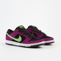 Nike SB Dunk Low Pro 'ACG Terra' Shoes - Red Plum / Citron - Black - Taxi thumbnail