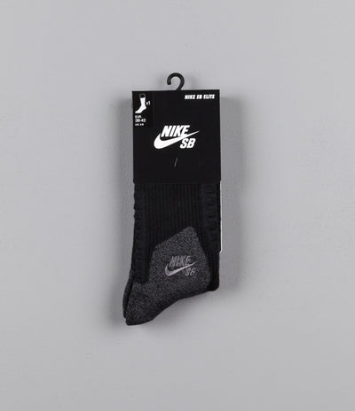 Nike SB Elite Crew Socks - Black / Anthracite / Anthracite