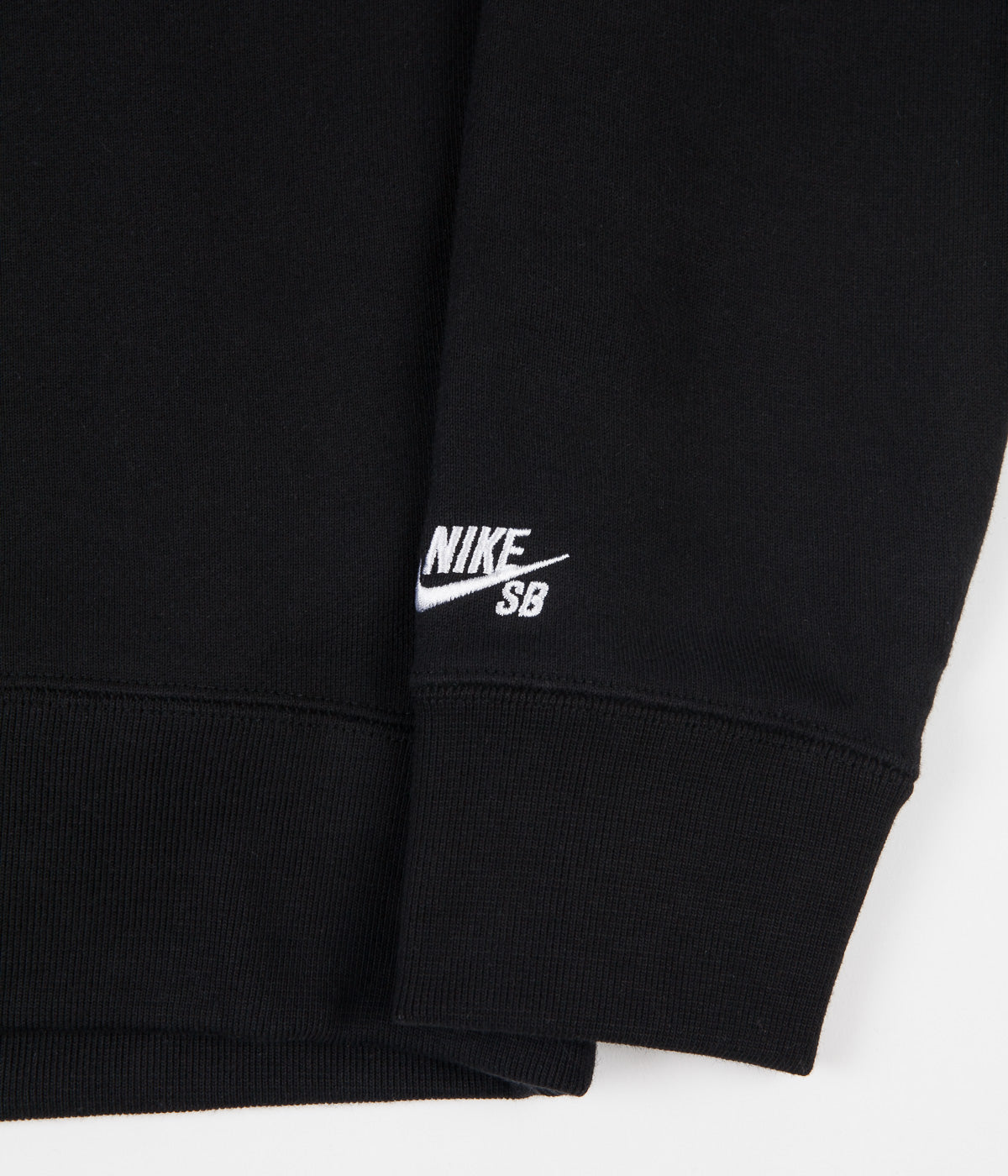 Nike SB Everett Crewneck Sweatshirt - Black / Black / White / White ...