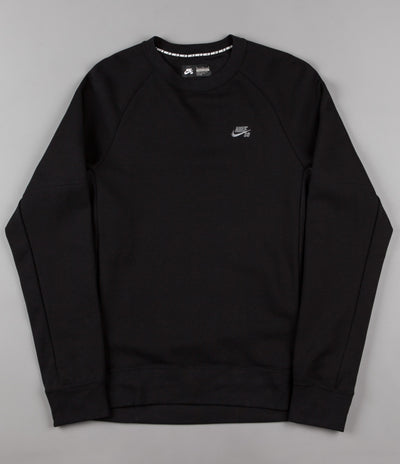 Nike SB Everett Crewneck Sweatshirt - Black / Cool Grey