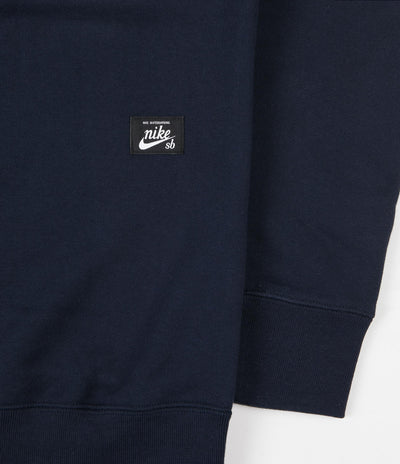 Nike SB Everett Crewneck Sweatshirt - Dark Obsidian / Team Red / Dark Obsidian