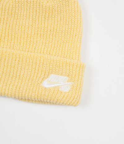 Nike SB Fisherman Beanie - Lemon Wash / White