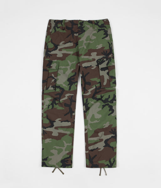 Nike SB Flex FTM Cargo Trousers - Medium Olive Camo | Flatspot