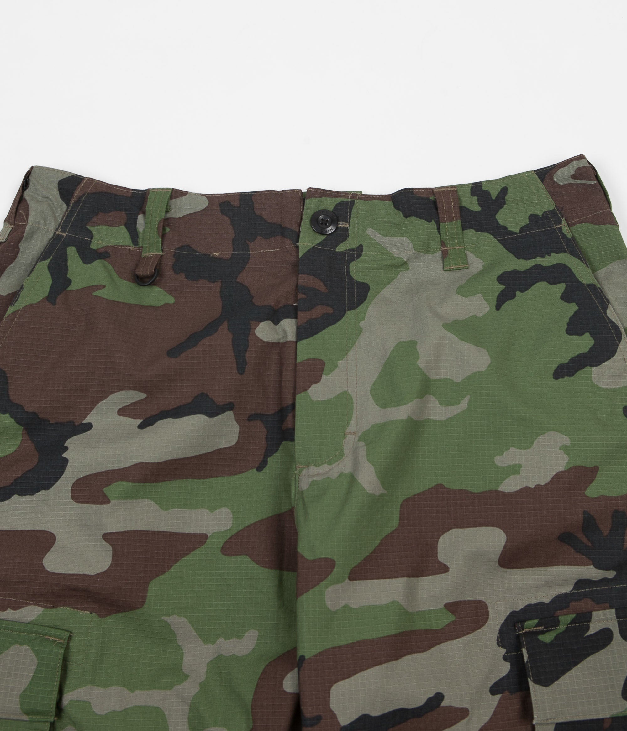 Nike SB Flex FTM Cargo Trousers - Medium Olive Camo | Flatspot