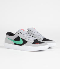 Nike SB Force 58 Shoes - Wolf Grey / Light Menta - Black - Wolf