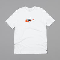 Nike SB Futura T-Shirt - White / Safety Orange thumbnail