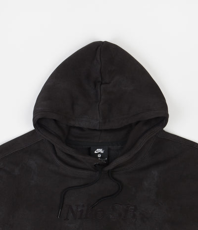 Nike SB Classic Wash HBR Hoodie - Black / Black