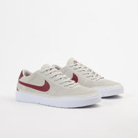 Nike SB Hyperfeel Bruin Shoes - Summit White / Team Red - White - White thumbnail