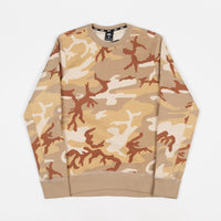 Nike SB Icon Camo Crewneck Sweatshirt - Desert Ore / Parachute Beige thumbnail