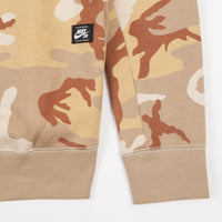 Nike SB Icon Camo Crewneck Sweatshirt - Desert Ore / Parachute Beige thumbnail