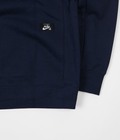 Nike SB Icon GFX Crewneck Sweatshirt - Obsidian / Red Crush