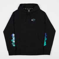 Nike SB Icon GFX Hoodie - Black / White thumbnail