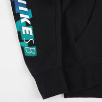 Nike SB Icon GFX Hoodie - Black / White thumbnail