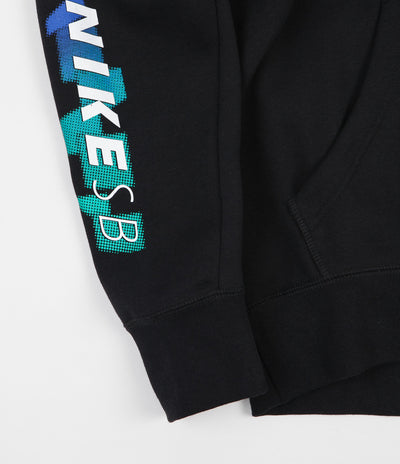 Nike SB Icon GFX Hoodie - Black / White