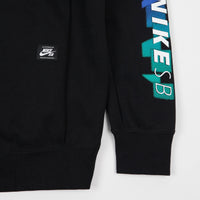 Nike SB Icon GFX Hoodie - Black / White thumbnail