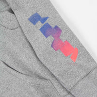 Nike SB Icon GFX Hoodie - Dark Grey Heather / White thumbnail