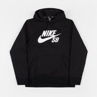 Nike SB Icon Hoodie - Black / White thumbnail