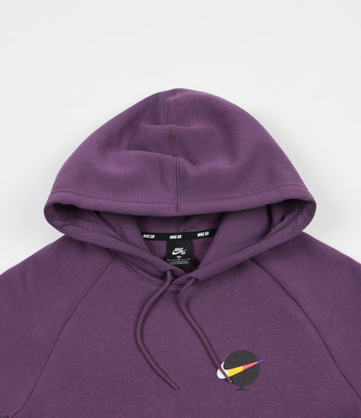 Nike SB Icon GFX Hoodie - Pro Purple / White