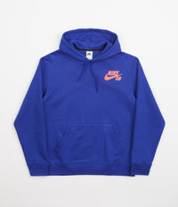 Nike SB Icon Logo Hoodie - Game Royal / Total Orange